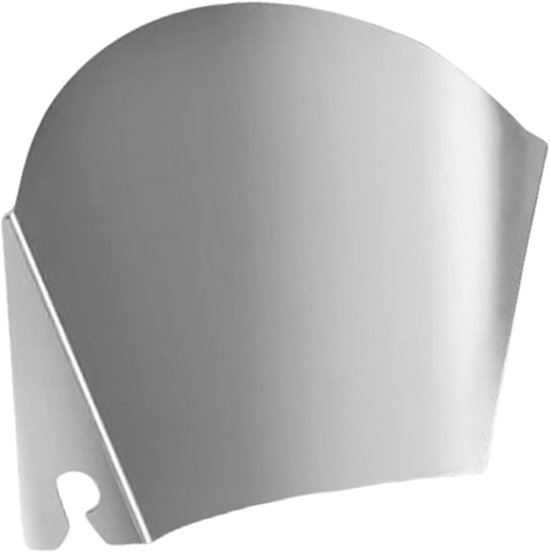 Gietschild Mixer - Spatdeksel Keuken - Schoon Bakken - Roestvrij Staal - 5.91 Inch Diameter - Zilver