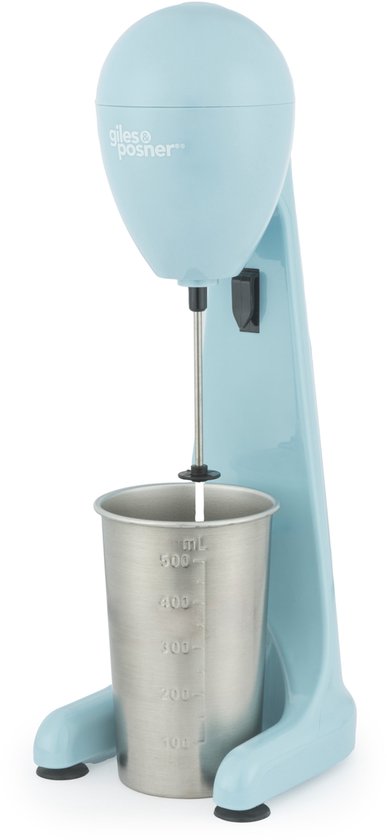 Giles & Posner Milkshake Maker - 2 snelheden - 500 ml beker - 200W van Giles & Posner