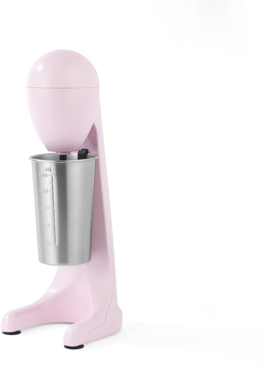 Giles & Posner Milkshake Maker – Elektrische Drankenmaker met 500ml RVS beker, 2 snelheden, voor ijskoffie, cocktails, milkshakes & melkopschuimen, matroze, 100W van Giles & Posner