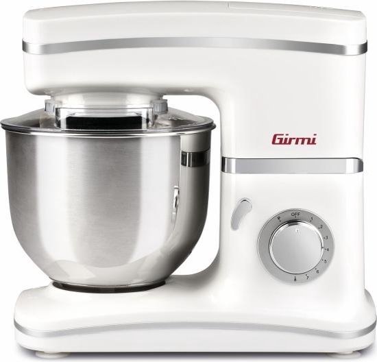 Girmi IM30 Gastronomo Staande mixer 1300 W Roestvrijstaal, Wit van Merkloos