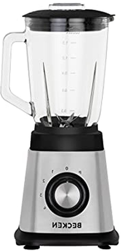 Glazen Blender - Keukenmixer Krachtig - Smoothies Maken - Slush IJs Optie - 15 Liter Kan - Roestvrij Staal