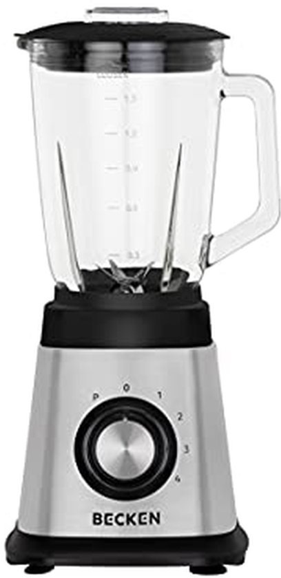 Glazen Blender - Keukenmixer Krachtig - Smoothies Maken - Slush IJs Optie - 15 Liter - Roestvrij Staal