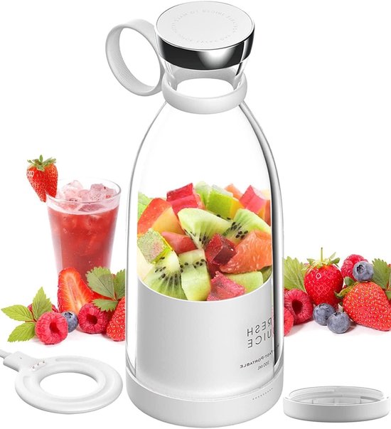 Glazen Blender - Smoothie Maker - Gezonde Dranken Maken - Roestvrijstalen Messen - 1.5 Liter - Zilver
