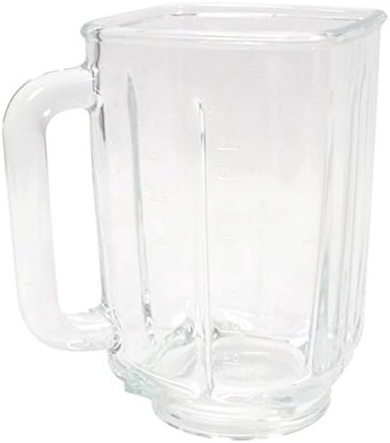 Glazen Kan - Reserveonderdeel Keukenmachine - Smoothies Maken - Hittebestendig Glas - 1.5 Liter - Transparant