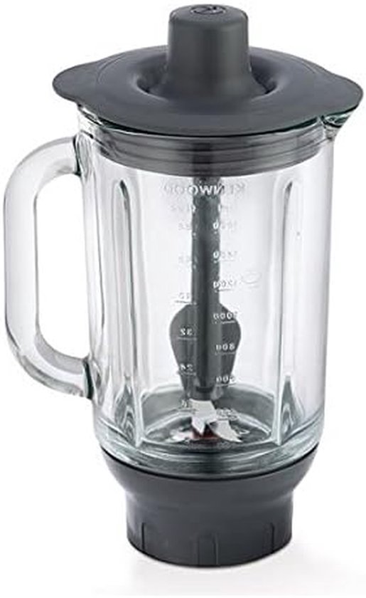 Glazen Mixer Opzetstuk - Accessoire Mengkom - Keukenbereidingen Maken - Hittebestendig Glas - N.v.t. - Transparant