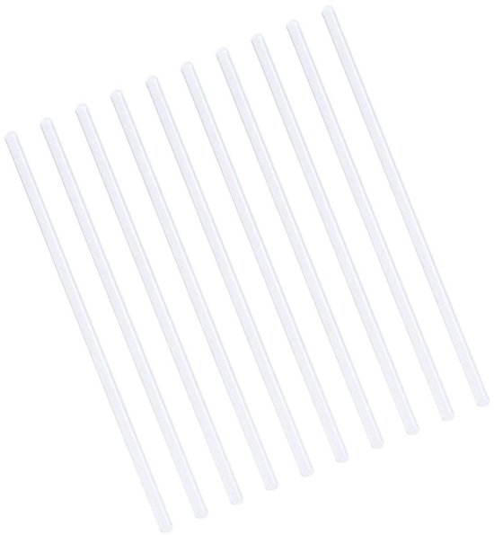 Glazen Roerstaafjes - Roerstaafjes Lab Roerstaafjes - Dranken Mengen - Magnetische Roerstaaf - 20 x 1 x 1 cm - Transparant