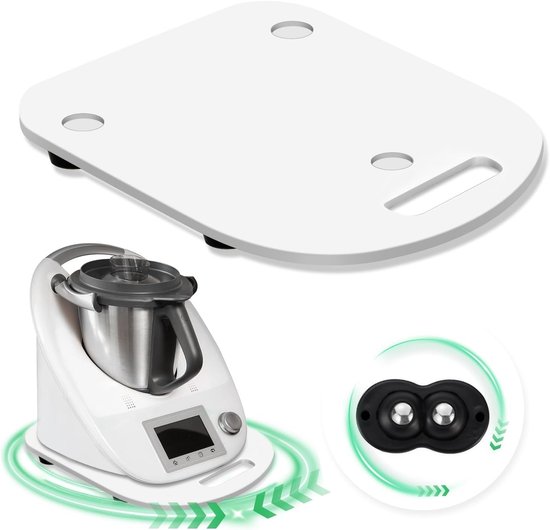 Glijplaat voor Thermomix TM6/TM5 - Hoogwaardige Acryl Glider voor Eenvoudig Bewegen, Keukenaccessoire voor Efficiënt Koken en Gemak in de Keuken