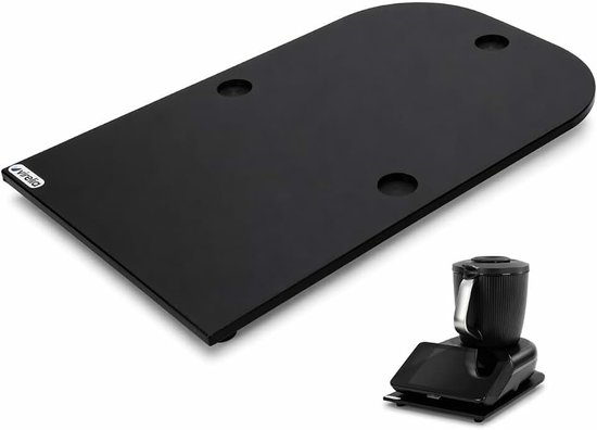 Glijplank Compatibel met Thermomix TM7 – Hoogwaardige Acryl Onderlegger – Slider Accessoire Beschermt de Gevoelige Weegschaal – Antislip & Stabiel, Zwart