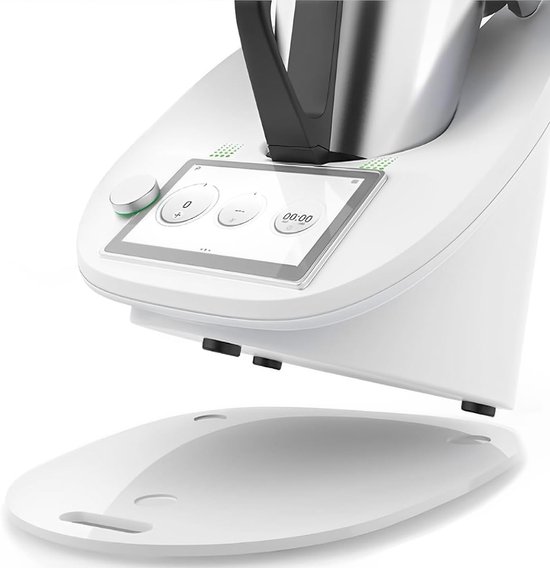 Glijplank Keukenmachine - Gelijkussen Mixer - Gemakkelijk Verplaatsen - Speciale Uitsparingen - 37 x 31 cm - Transparant