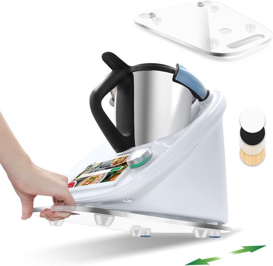 Glijplank voor Keukenmachine (TM5/TM6) - Acryl Onderlegger voor Gemakkelijk Verschuiven van Merkloos