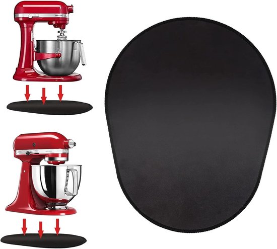 Glijplank voor KitchenAid keukenmachine 4,8L/4,3L/6,9L, CLASSIC Artisan Mixer onderlegger mat accessoire, schuifmat voor KitchenAid Heavy Duty keukenmachines opzetstuk koffiezetapparaat