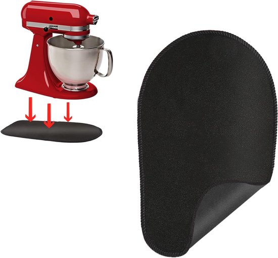 Glijplank voor KitchenAid keukenmachine, Artisan accessoires, onderlegger, mat, schuifmat voor keukenhulp, heavy duty keukenmachines, opzetstuk koffiezetapparaat (compatibel met KitchenAid 4,3