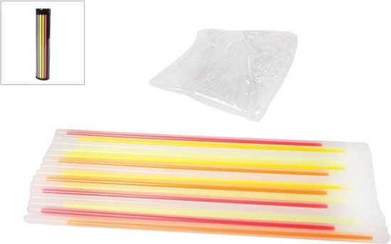 Glow sticks 50 stuks in koker 20cm van R&G.