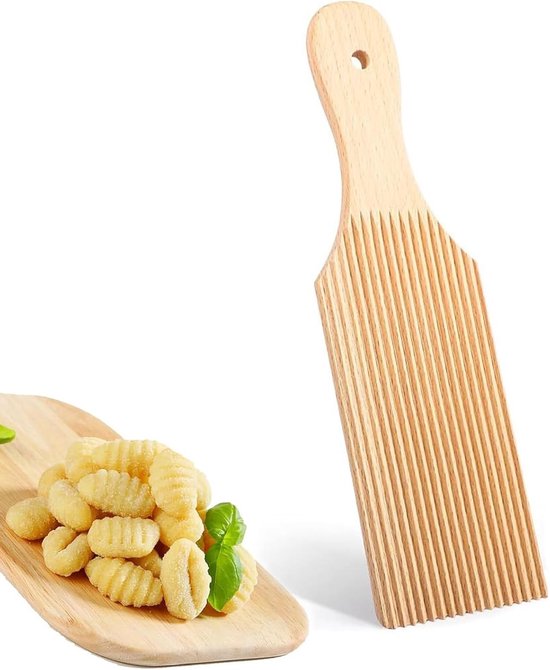 Gnocchi Board en Spätzle Board van Beukenhout voor het Maken van Verse Pasta, Noodles en Macaroni Accessoires voor de Keuken van Merkloos