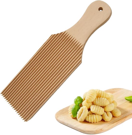 Gnocchi Board, Spaätzle Board Pasta, Accessories Pasta-Makaroni Pasta Machine, Natural Beech Wood Paddle for Italian - ShopVlot