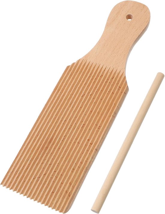 Gnocchi Maker - Pasta Board voor Gnocchi - Houten Accessoires - Gnocchi Plate met Handvat - Keuken Tool voor het Maken van Spaghetti Deeg en Dumplings van Benegiamo