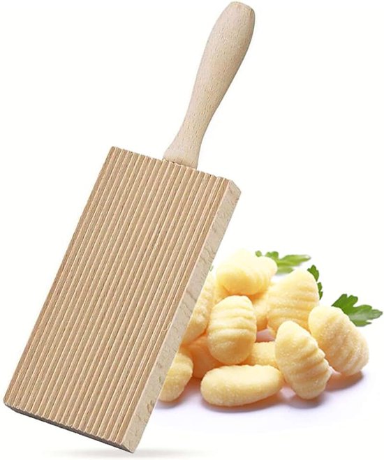 Gnocchi-plank, pastamachine voor zelfgemaakte gnocchi, ideaal voor pasta, ravioli en gnocchi, compatibel met pastamachines en pasta-accessoires, cadeau voor pastamiefhebbers