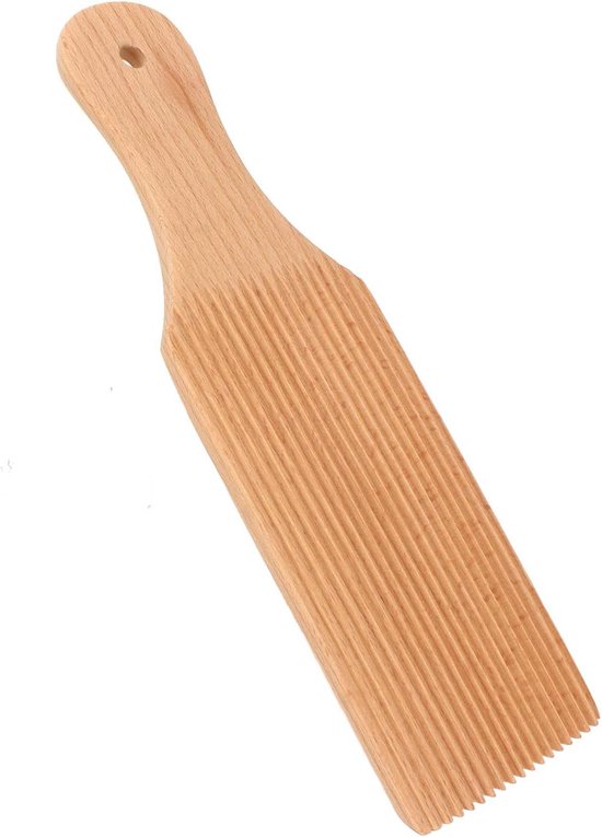 Gnocchi Rolstok voor Deegkneden en Pastamaken, Houten Gnocchi Paddle, Garganelli Pasta Board, Spaghetti Pasta Maker van Browin