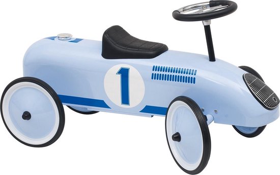 Goki Blauwe Loopauto van Goki