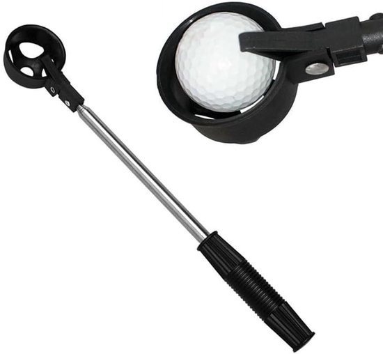 Golfbal-Retriever, roestvrij staal telescopisch golfbal picker voor water, golfbalrugtrekker met golfbal grijper, telescopische balverzamelaar voor golfspelers golfliefhebbers