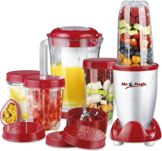 GOURMETmaxx blender Mr Magic 18-delige smoothie standblender 400W van Merkloos