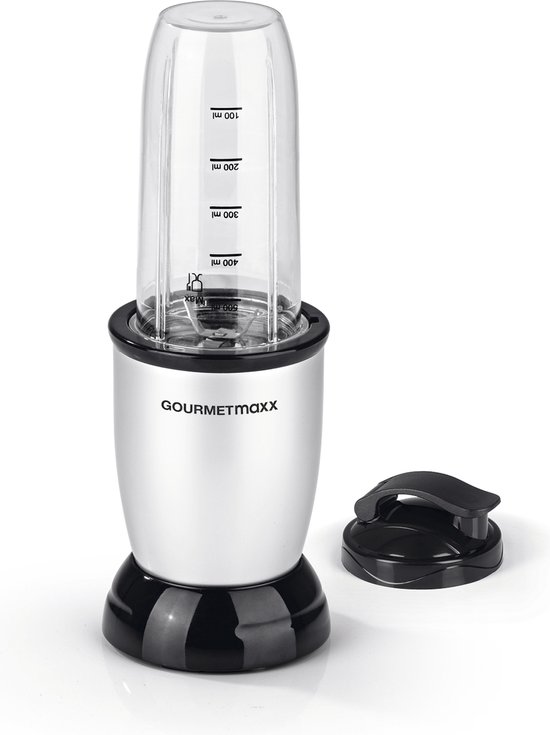 GOURMETmaxx Voedingsmixer - 4 st - zilver/zwart van Merkloos