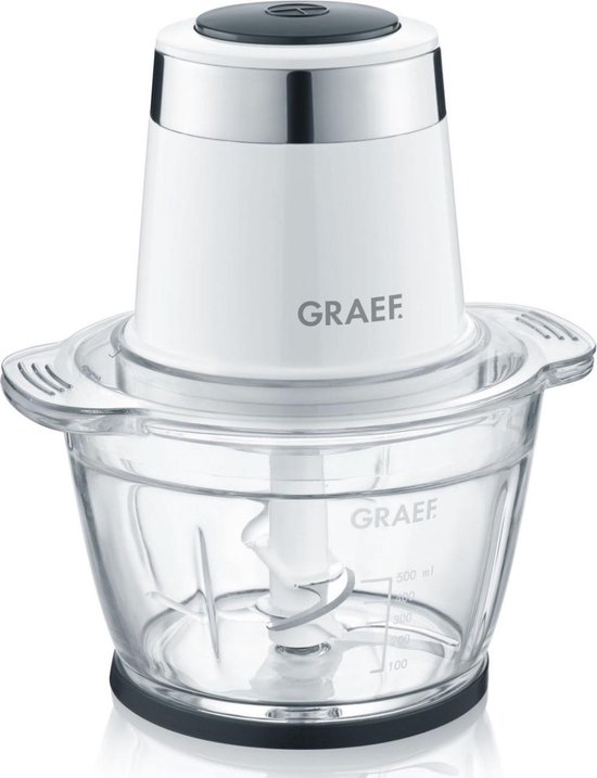 Graef CH501EU elektrische hakmolen 1 l Wit 500 W van Graef