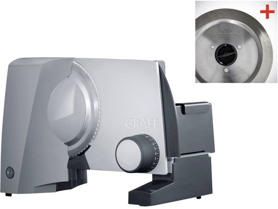 Graef G 52 - Twin kunststof allessnijder Ø 17cm + 170W + gekarteld mes + glad mes