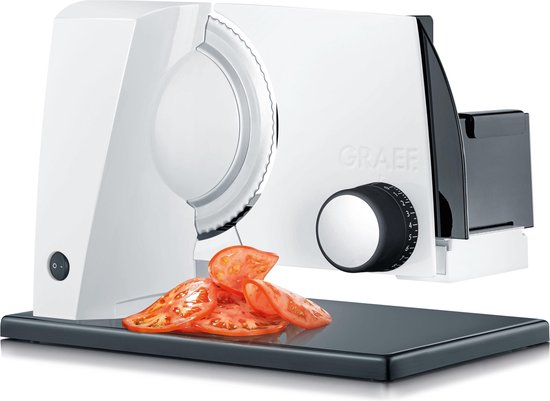 Graef SKS 11001 - Metalen allessnijder Ø 17cm + 170W + gekarteld mes van Graef