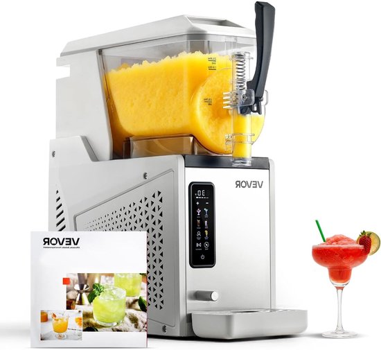 Granita Apparaat – Slush Machine – Slushie Maker – IJsdrankmachine – Milkshake Machine – 3 Liter Inhoud – Zelfreinigend Systeem van Merkloos