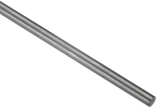 Graphite roestvrijstalen mengstaaf - 300x6mm zwart voor smelten, gieten en elektrodengebruik