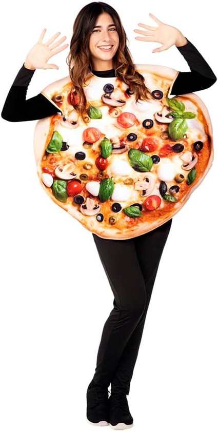 Grappig Pizzapak voor Volwassenen - Vegetarische Kostuum Middenstuk