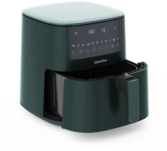 GreenPan Bistro XL Airfryer 7,2L - PFAS vrij Pine Green