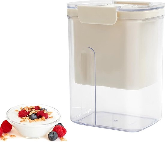 Griekse Yogurt Zeef voor het Scheiden van Melkserum, Ideaal voor Kefir, Sojamelk en Sap