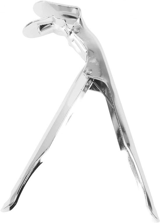 Grill Rooster Lifter - Grijper Tang - Barbecue Accessoire - Hete Pannen Oppakken - 20.5 cm - Zwart