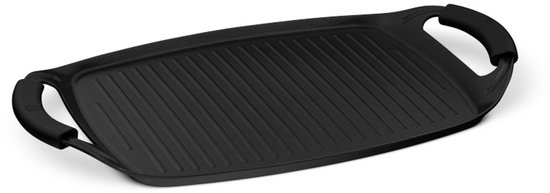 Grillplaat met titaniumcoating, 47 cm, Matte Black Collection