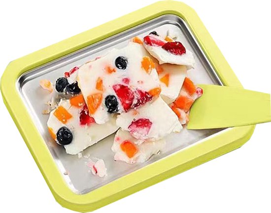 Groen Huishoudelijke IJsmachine – Zelfgemaakte Fruit Yoghurt Ijsmaker, Kinderen DIY Mini IJsbakmachine