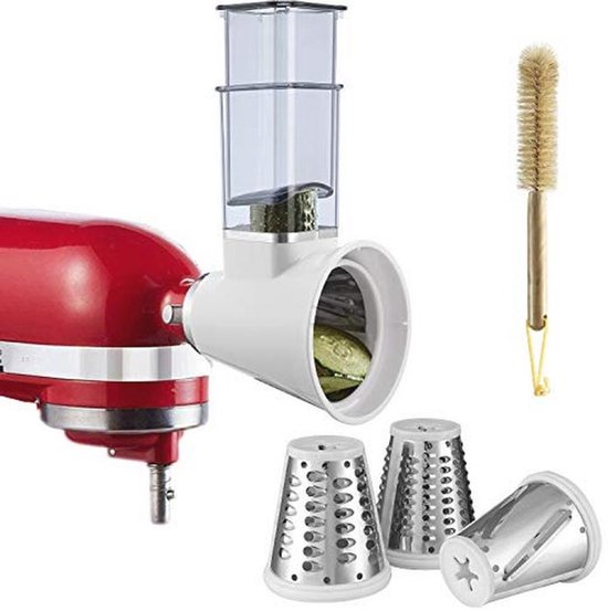 Groente- en Kaasrasp Accessoire voor Standmixers - Slicer Shredder van Merkloos