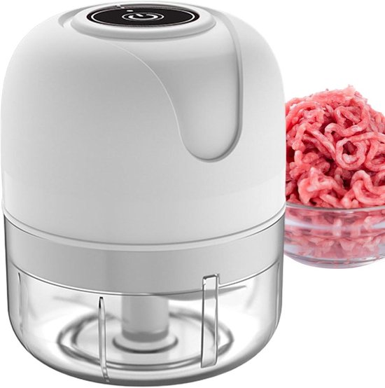Groente Hakker - USB Oplaadbare Keuken kleine Foodprocessor | Draagbare Elektrische Keukenmachine, Keukengadget Voor Vlees Noten Ui Gember Peper Gehakt - Fijngehakt