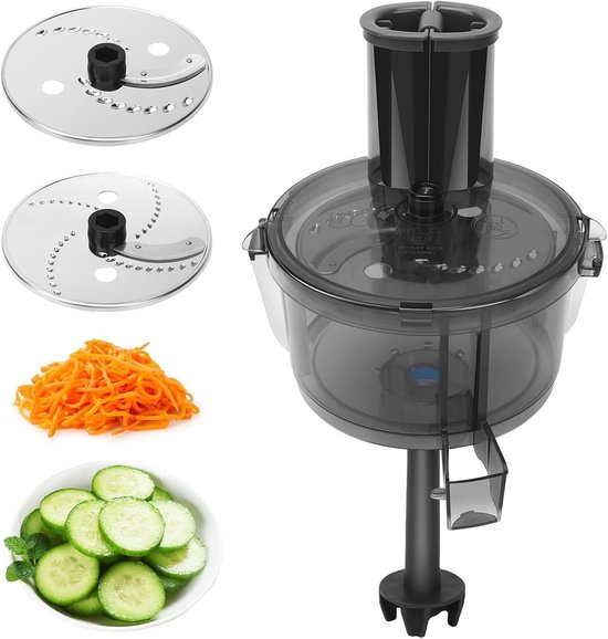 Groente Snijder - Keukenmachine Accessoire - Snel Groenten Snijden - Roestvrij Staal ABS - 1069 gram - Zilver van Merkloos