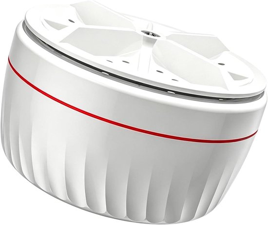 Groentecentrifuge - Fruitwasser Reiniger - Groenten Fruit Wassen - Bellenrijke Reiniging - 125 x 125 x 68 cm - Wit