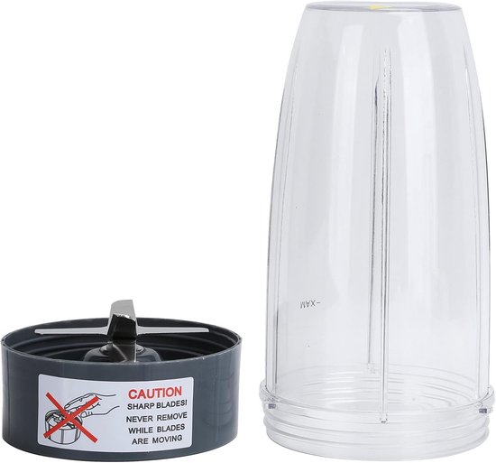 Grote 1 Liter (32OZ) Blender Beker met Kruisblad Vervanging voor 600W & 900W Mixers