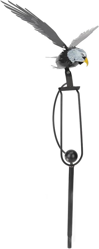 Grote metalen arend ornament voor tuin, decoratie voor buiten, vogelafschrikker en tuinaccessoire