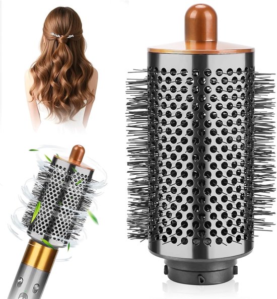 Grote Ronde Volume Borstel Accessoire voor Haarstyling, Ideaal voor Volume en Vormgeving, Geschikt voor Diverse Dyson Modellen