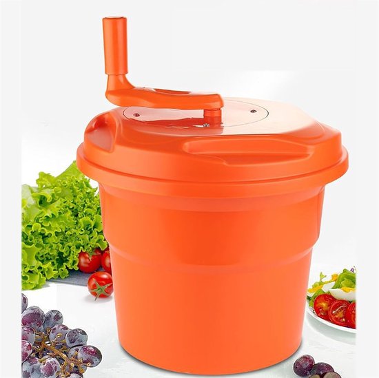 Grote Slacentrifuge - Groentewasmachine Droger - Snel Groenten Drogen - Waterdicht Ontwerp - 10L 20L