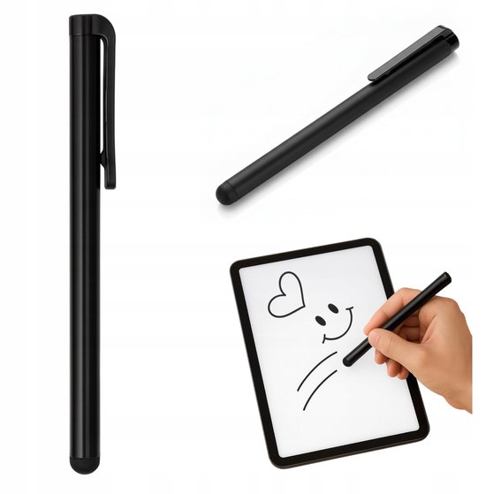 GSM Hurt - Capacitive Stylus voor Touchscreens - Lichtgewicht - Precieze Punt - Klip van Merkloos