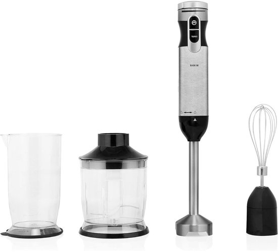 GTB® Staafmixer Set - Staafmixer Braun - Staafmixer met Hakmolen - Zwart - ‎66cm x 52cm x 10 cm van GTB