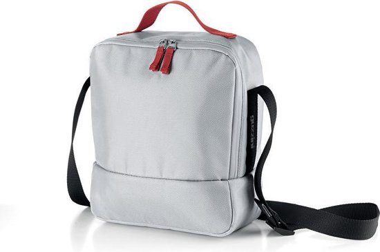 Guzzini On the Go Thermotas messenger matgrijs van Guzzini
