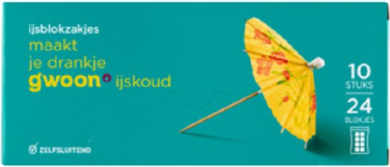 G'woon - Ijsblokzakjes - 10 st van G'woon