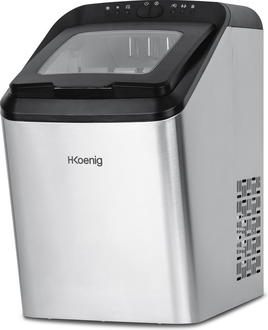 H. Koenig KBP40 - IJsblokjesmaker - 15 kg ijsblokjes per 24 van H. Koenig